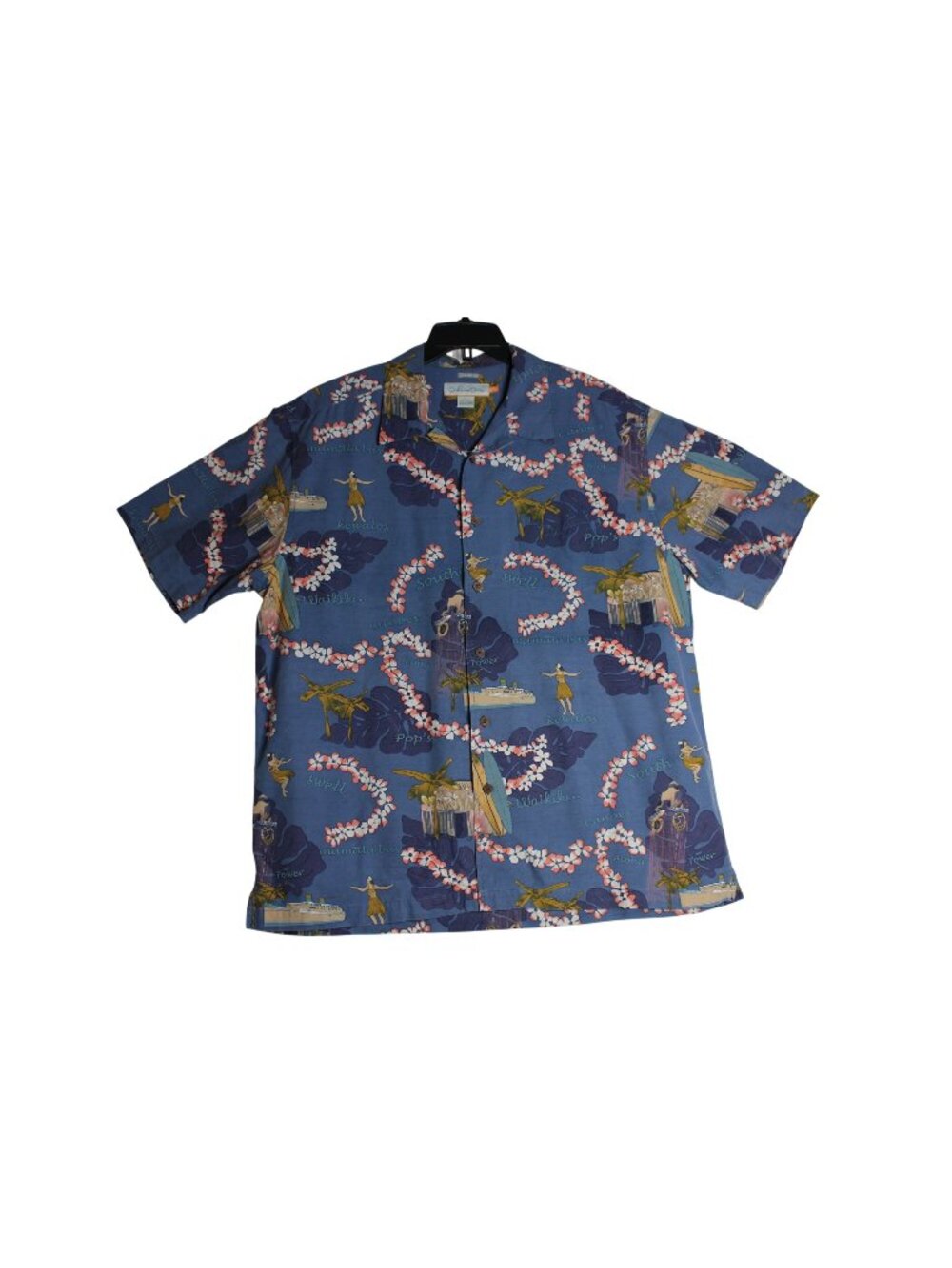 Quiksilver Edition Comfort Fit Short Sleeve Hawaiian Floral Shirt Mens XL